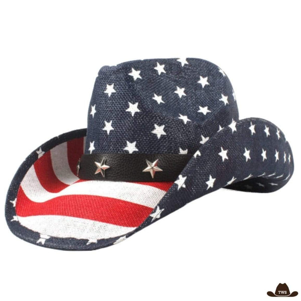 Chapeau Western Drapeau Américain