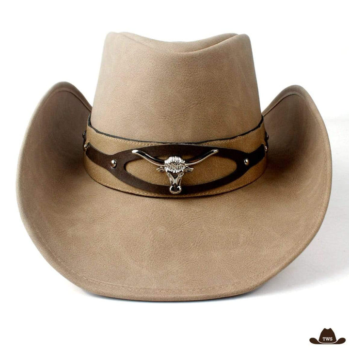 Chapeau Western Écru