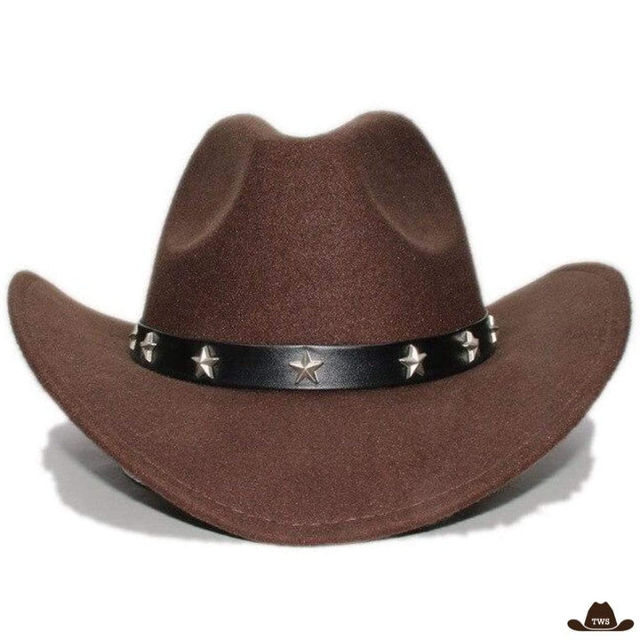 Chapeau Cowboy Western Marron