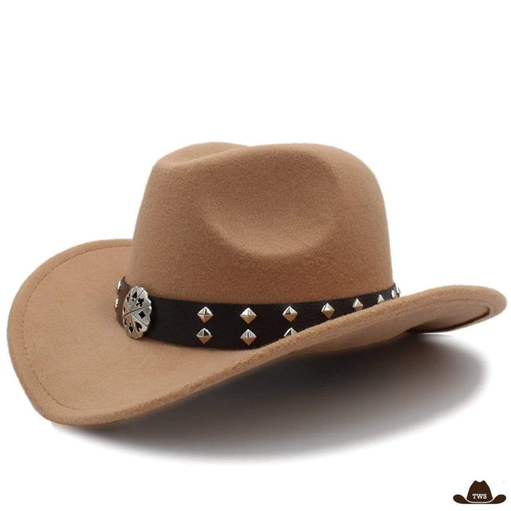 Chapeau Western Gambler Beige