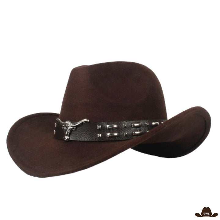 Chapeau Western Show Marron