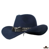 Chapeau Western Show Bleu
