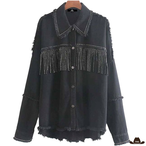 Chemise Country Franges