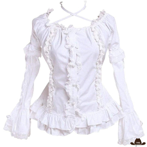Chemise Blanche Country Femme
