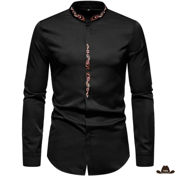 Chemise Noire Cowboy