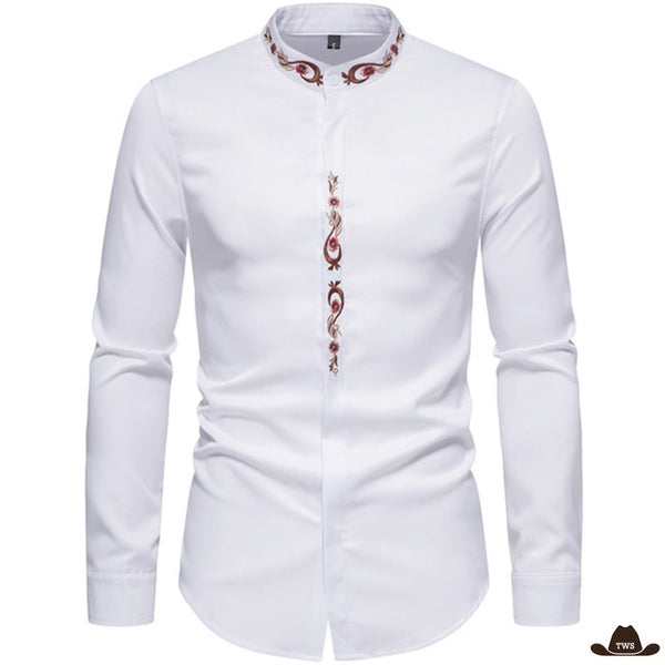 Chemise Blanche Cowboy