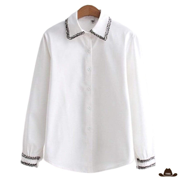 Chemise Blanche Western Femme