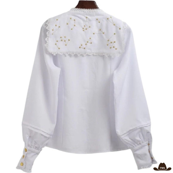 Chemise Blanche de Western Femme