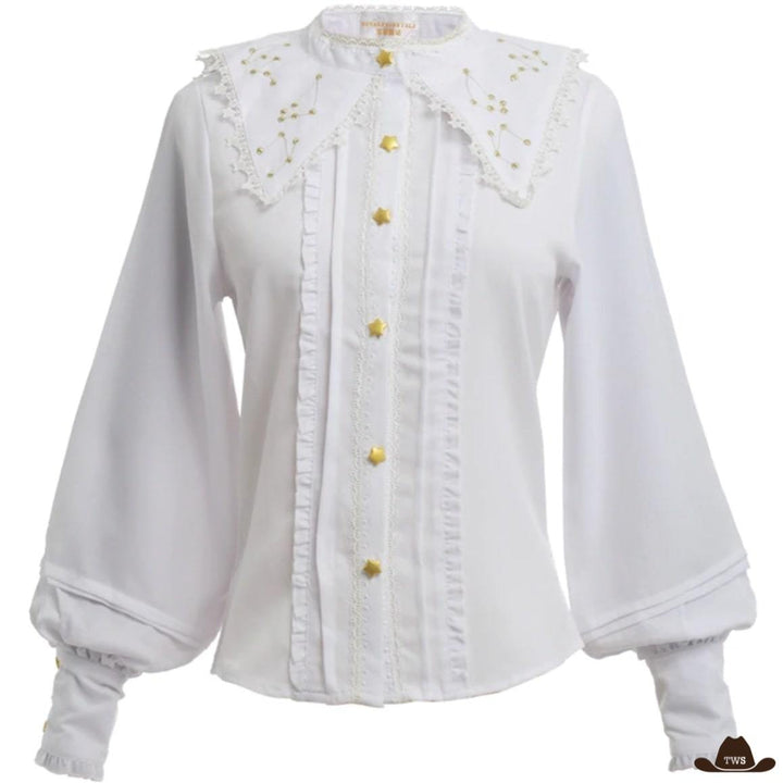 Chemise Blanche Western Femme