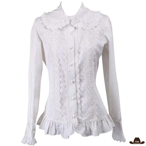 Chemise Country Femme Blanche
