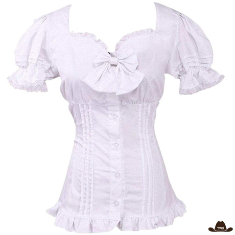 Chemise Country Femme Manches Courtes
