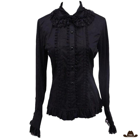 Chemise Country Femme Noire