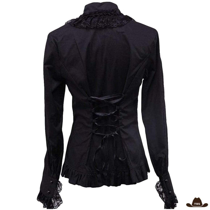 Chemise Western Femme Noire