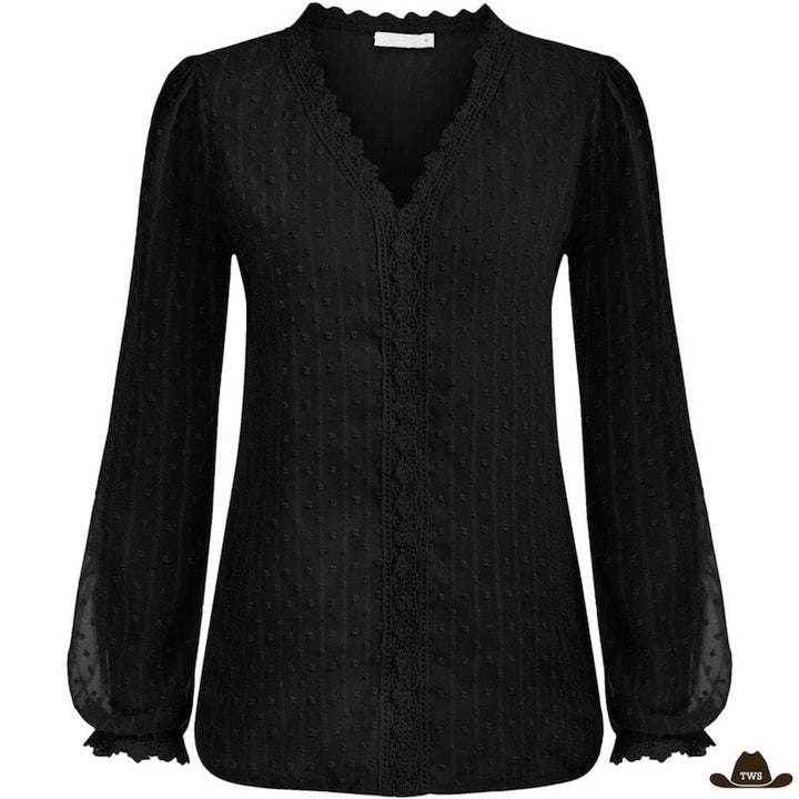 Chemise Cowboy Femme Noire