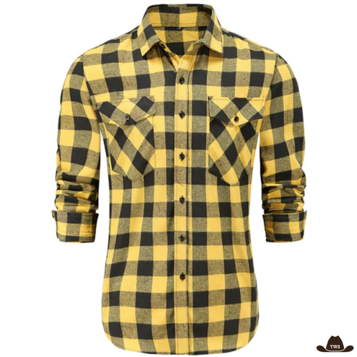 Chemise Cowboy Jaune