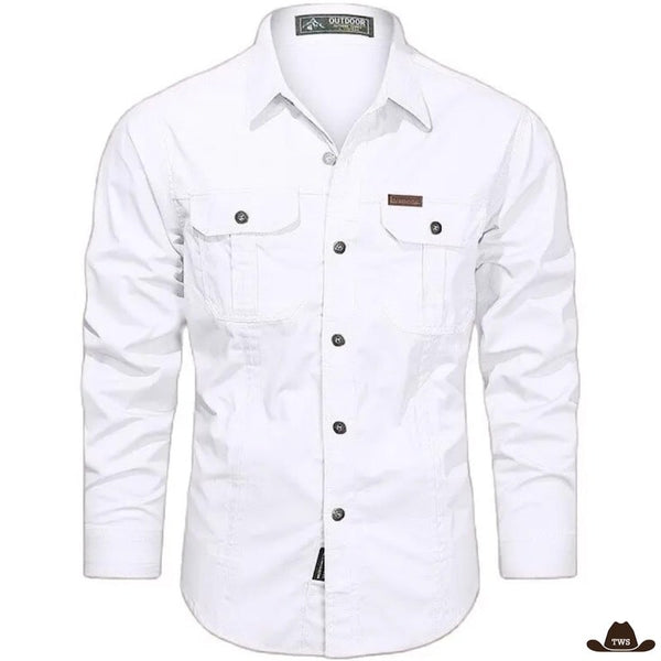 Chemise de Cowboy Blanche