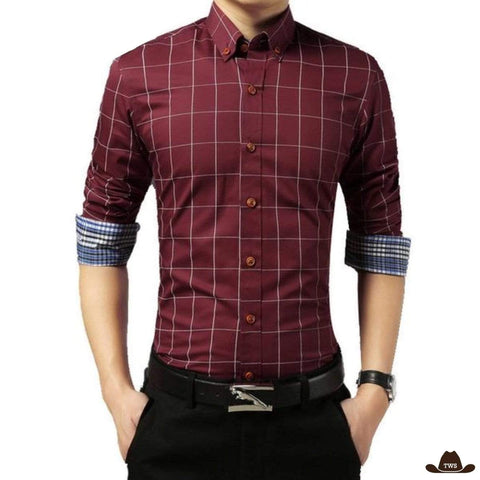 Chemise style western homme