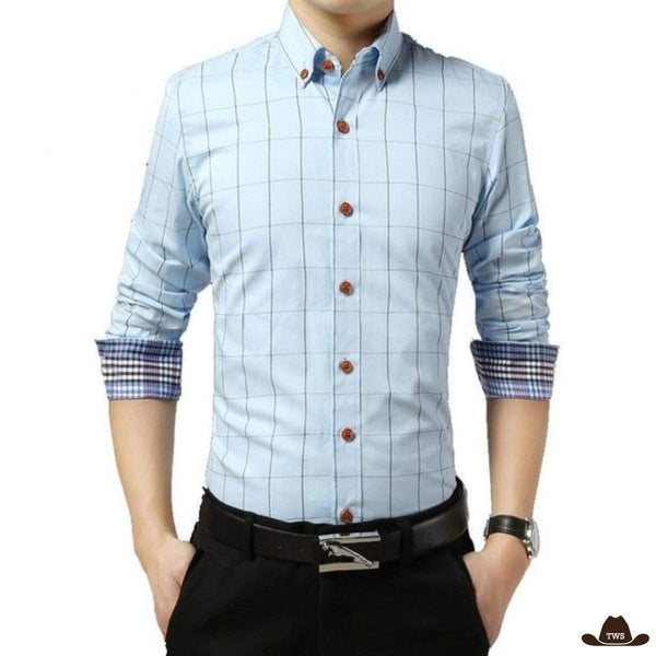 Chemise western manche longue