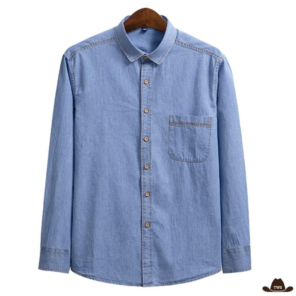 Chemise de Western en Denim