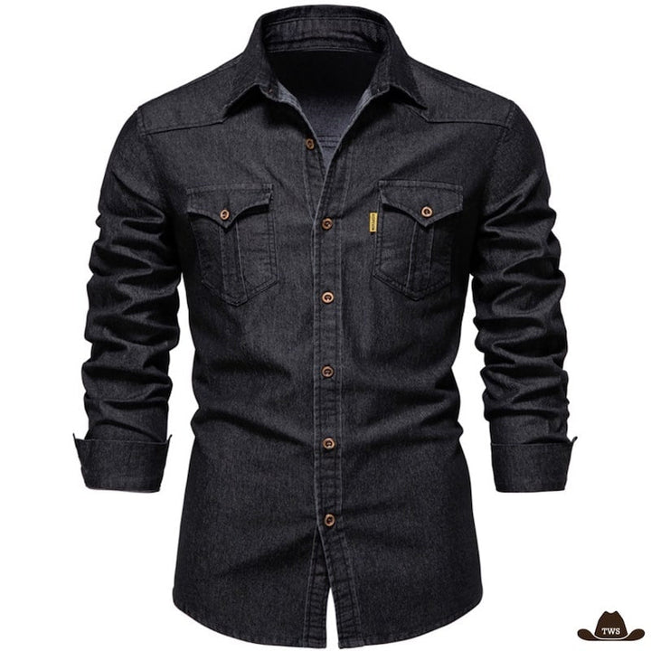 Chemise de Western Noire