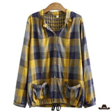 Chemise Femme Country Moutarde