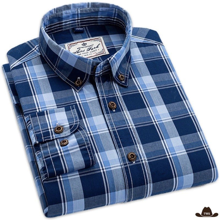 Chemise Show Western Bleue