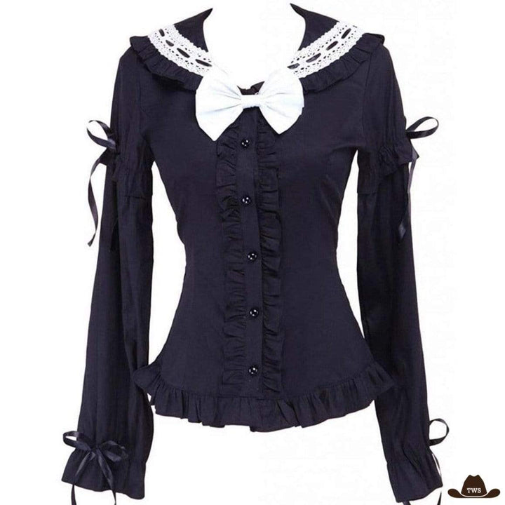 Chemise Style Western Noire