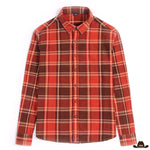 chemise western rouge homme