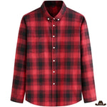 Chemise Western Grande Taille Rouge