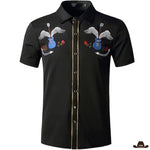 Chemise Homme Manches Courtes Western