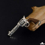 Pendentif western Revolver - Argent Massif 925