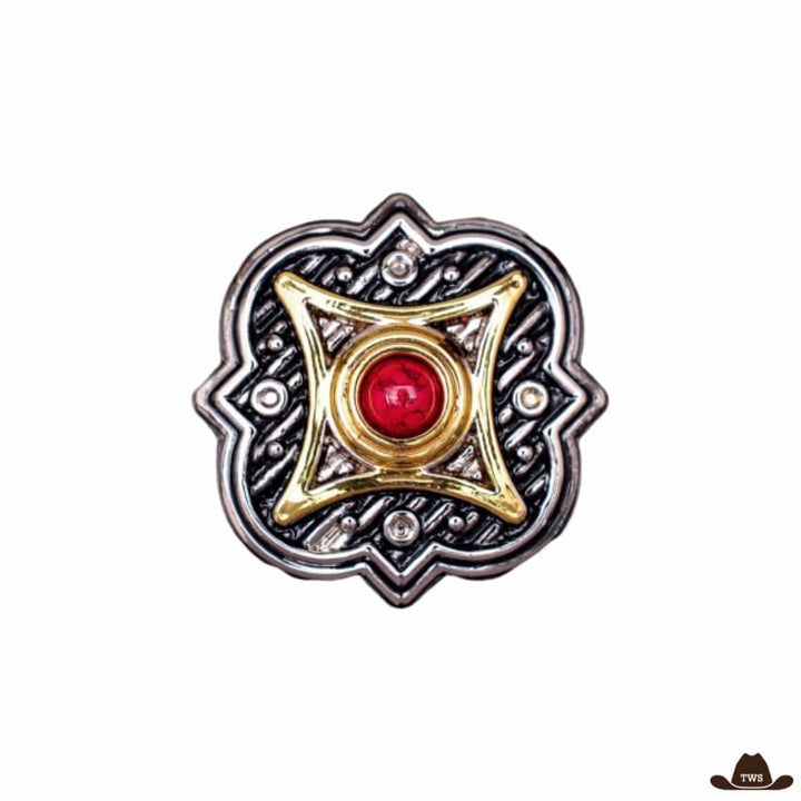 Conchos Art de l'Ouest Rouge