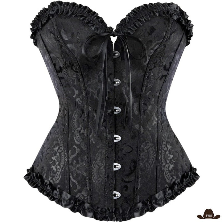 Corset Western Noir