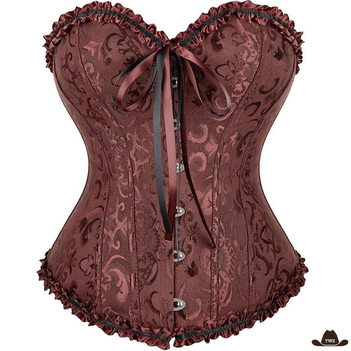 Corset Western Marron