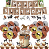 décoration anniversaire thème cheval