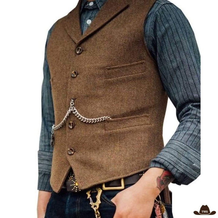 Gilet Cowboy Adulte