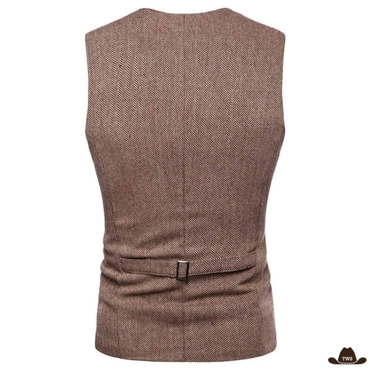 Gilet de Costume Western Marron