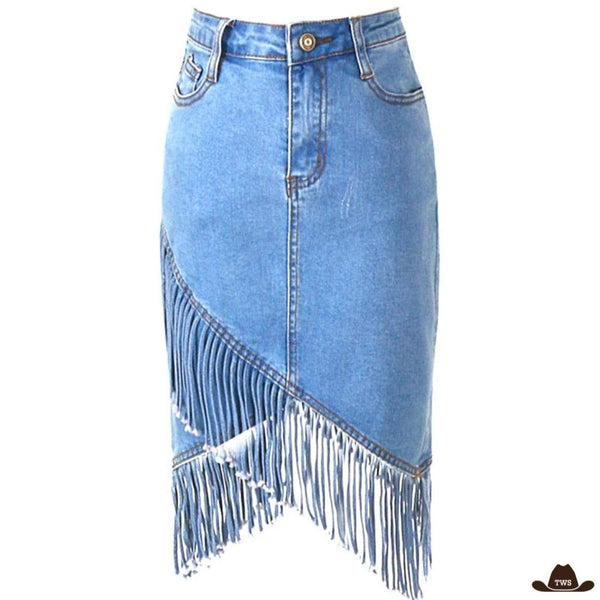 Jupe de Western en Jeans