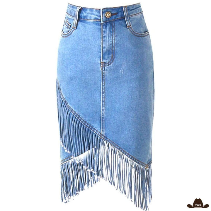 Jupe de Western en Jeans