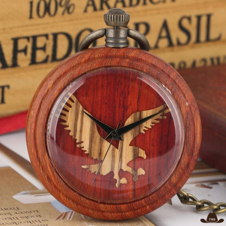 montre gousset en bois