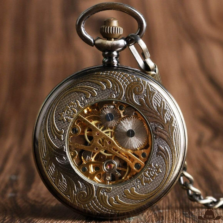 Montre à Gousset Mécanique Femme Arrière