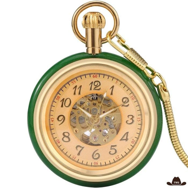 Montre de Poche Verte