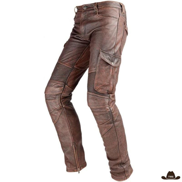 Pantalon Cowboy Cuir