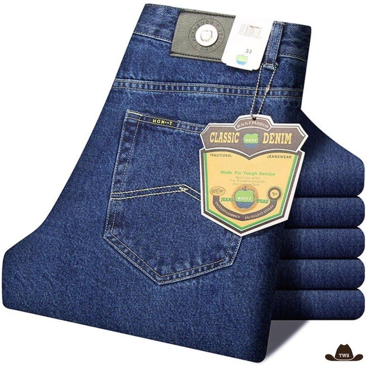 Pantalon Jean Western Bleu