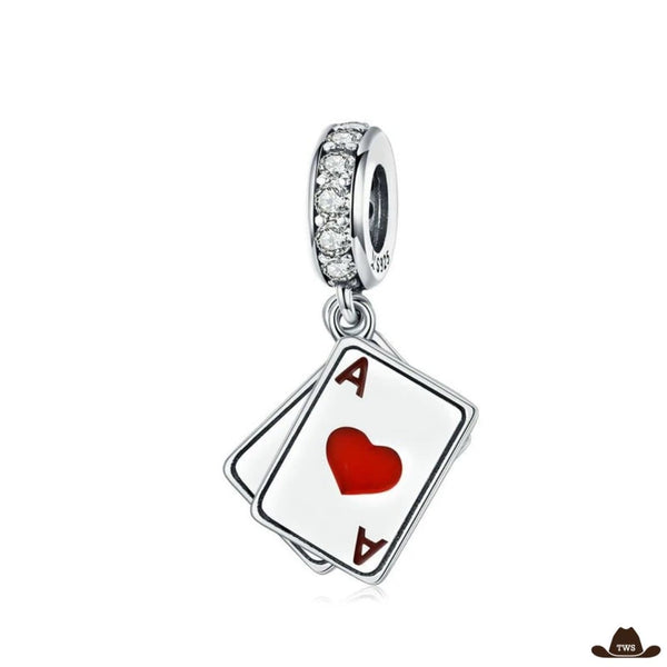 Pendentif Carte Poker