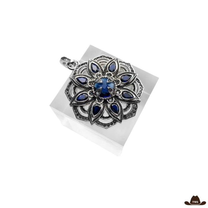 Pendentif Fleur de Lotus Argent