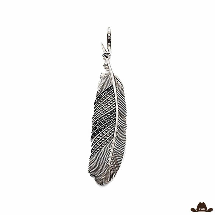 Pendentif Plume Femme