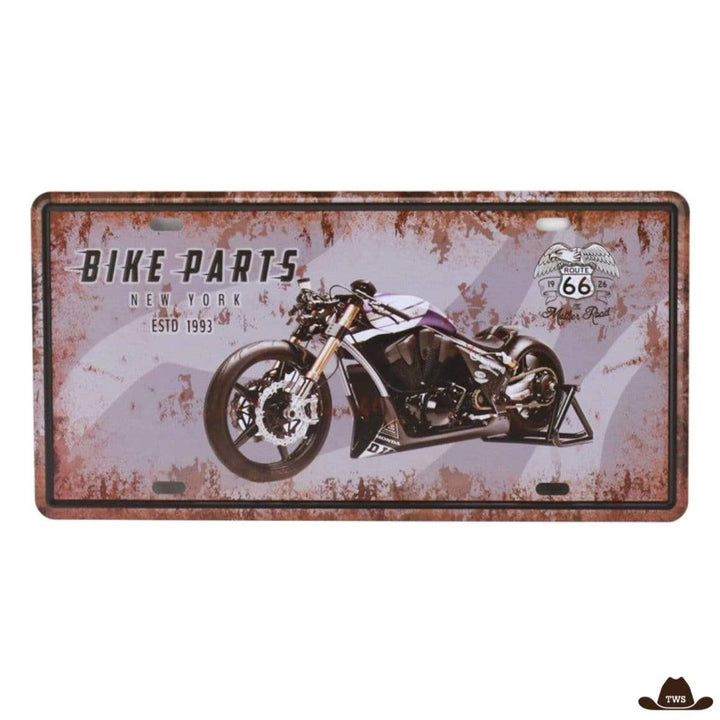 Plaque Métal Bike Parts