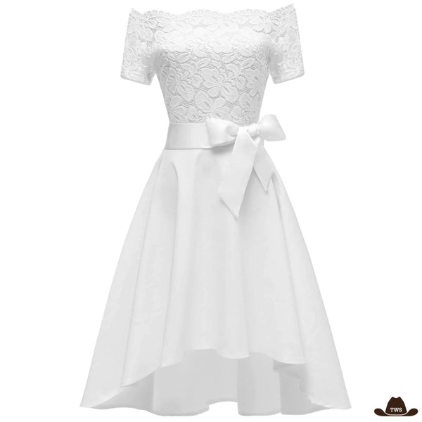 Robe Blanche Cowboy