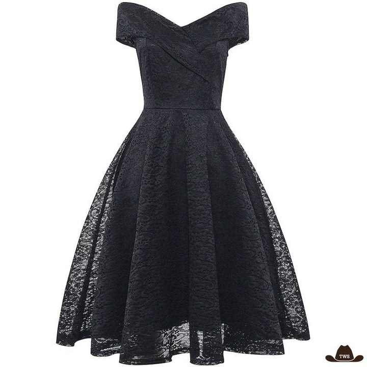 Robe Cocktail Western Noire